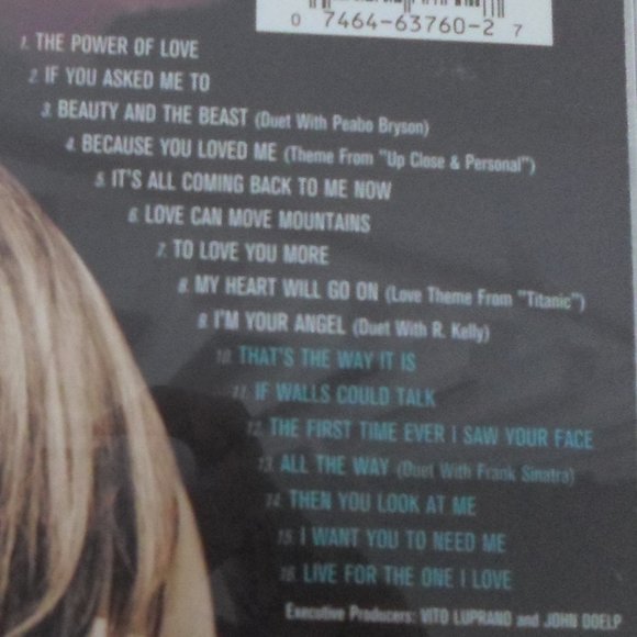 Celine Dion CD - ALL THE WAY…A Decade Of Song - Picture 5 of 5